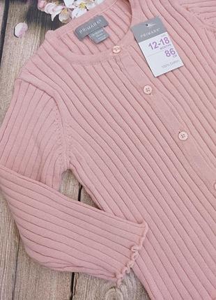 Красивая и практичная кофточка кофта на пуговицах на девочку