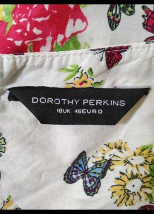 Нежная, тоненькая коттоновая блузка от dorothy perkins5 фото