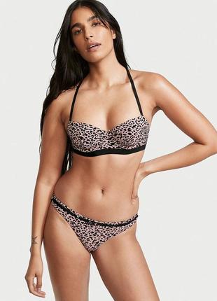 Купальник (топ розмір 34 d, трусики розмір s) victoria's secret swim wild wanderer wicked