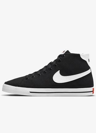 Кеди жінок. nike court legacy canvas mid (арт. dd0161-001)