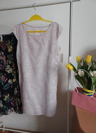 Сукня плаття льняне італія 48 розмір