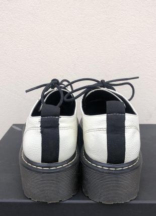 Женские белые броги/туфли (перчатки) на платформе4 фото