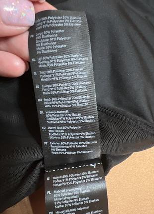 Чорний бодік з паралоном для спорту8 фото