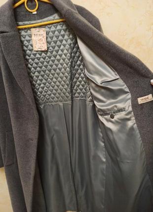Шикарное шерстяное итальянское пальто9 фото