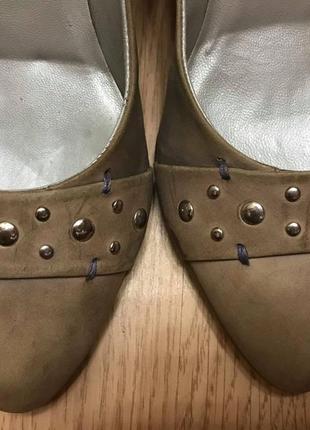 Туфли модельные zanon & zago натуральная кожа р.37-37,5 ст.24-24,5см