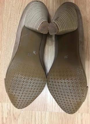 Туфли модельные zanon & zago натуральная кожа р.37-37,5 ст.24-24,5см