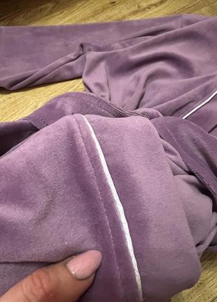 Новый велюровый халат с поясом халатик бархат кимоно4 фото