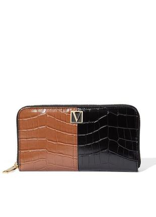 Кошелек victoria "croc colorblock". victoria’s secret. оригинал 🇺🇸