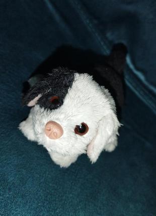 Собачка frf іграшка інтерактивна чорно-біла hasbro2 фото