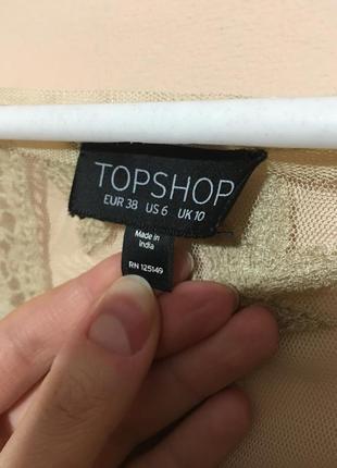 Шикарная кружевная туника topshop в ретро стиле4 фото