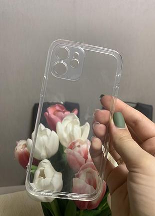 Чехол прозрачный на iphone 12