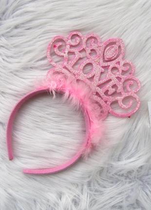 Обруч обідок для волосся з короною lowe