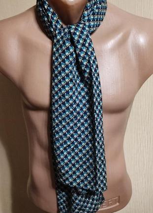 Чоловічий шовковий шарф уy brandt-copenhagen.6 фото