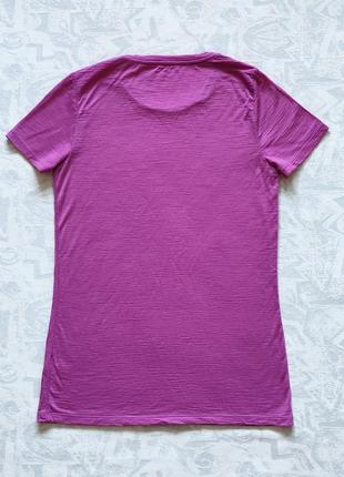 Мериносовая футболка из шерсти, шерстяная футболка, шерстяная футболка легкая6 фото