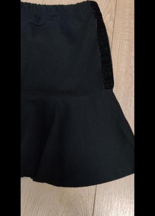 10-11 лет 140-146см lc waikiki юбка черная для девочек6 фото