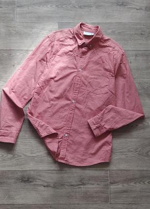 Брудно-рожева бавовняна сорочка2 фото