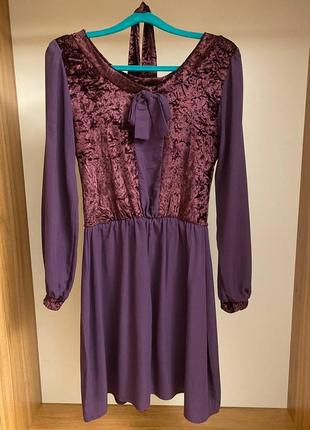 Фіолетова сукня авторська3 фото
