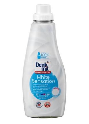 Denkmit white sensation гель-концентрат для прання білої білизни 1 л