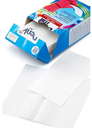 Denkmit farb und schmutzfangtücher абсорбуючі серветки для прання линяють речей 50 шт