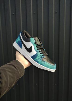 Кроссовки nike air jordan 1 low tie dye