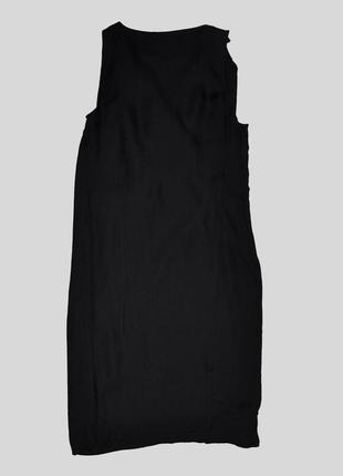 Черное платье без рукавов3 фото
