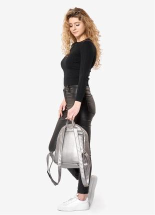 Женский рюкзак sambag brix msh silver dark3 фото