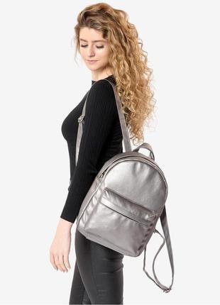 Женский рюкзак sambag brix msh silver dark1 фото