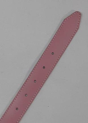 Ремень 02.061.115 розовый шириной 30 мм с тёмной пряжкой3 фото