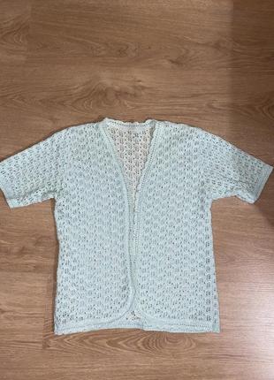 В‘язана накидка жіноча на майку чи сукню