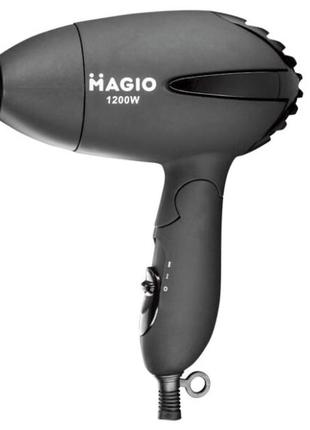 Фен дорожный для волос magio mg-164b3 фото