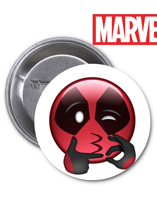 Значок marvel deadpool марвел дэдпул