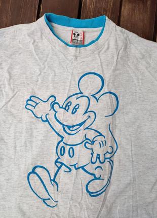 Винтажная оверсайз футболка disney designs 90х-00х годов walt disney mickey mouse made in usa сша4 фото