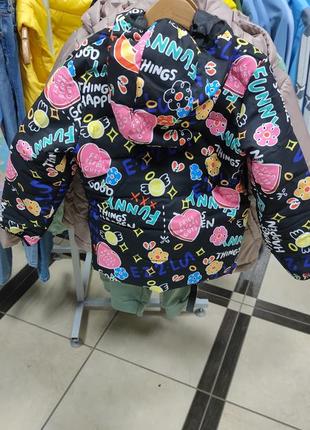 Куртка на дівчинку стильна тренд5 фото