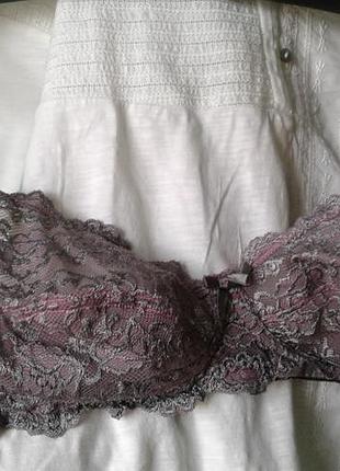 Комплект нижньої білизни мереживо, гіпюр м'яка чашка