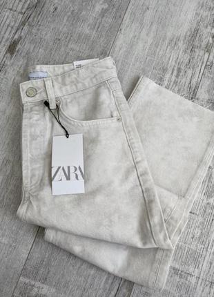Zara straight высокая посадка