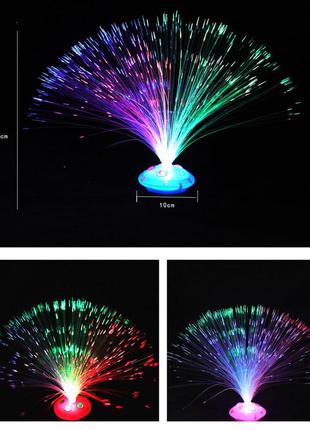 Ночник светодиодный с оптическими волокнами на батарейках