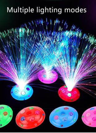 Ночник светодиодный с оптическими волокнами на батарейках