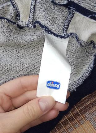 Фирменная кофта с капюшоном chicco 3