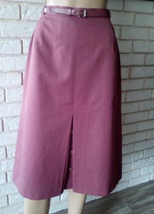 Крутая юбка с ремешком  на подкладке  (45% шерсти)
