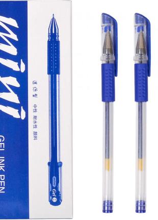 Ручка гелевая синяя паста 0,5мм арт. 10568