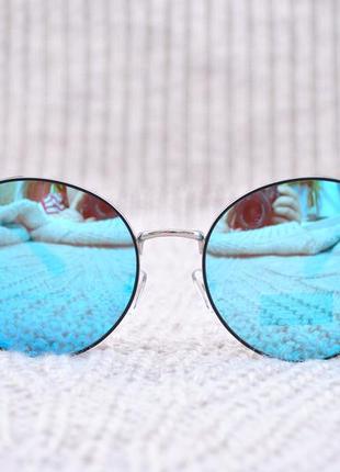 Фирменные стильные круглые очки с шорой katrin jones polarized новинка 20194 фото
