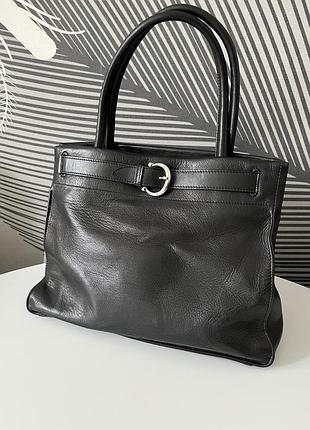 Красивая, большая кожаная сумка renouard