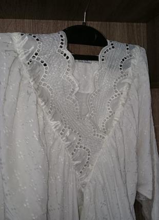 Блузка блуза berfin женская белая  нарядная 465 фото