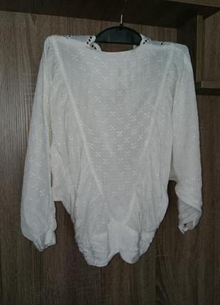 Блузка блуза berfin женская белая  нарядная 462 фото