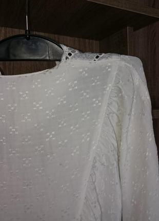 Блузка блуза berfin женская белая  нарядная 468 фото