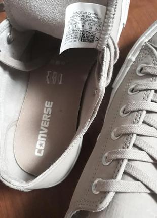 Шкіряні кеди converse оригінал 24,5 - 25 см5 фото