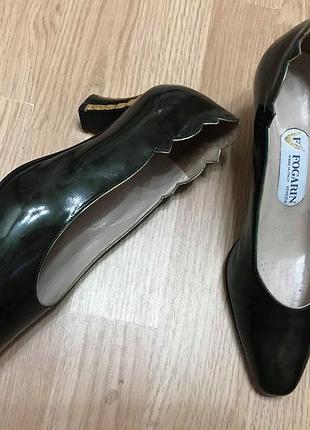 Туфлі модельні fogarin оригінал італія шкіра лак р. 37-37,5 ст. 24-25см