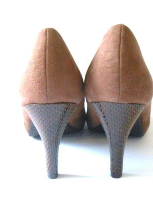 Стильные туфли на каблуке от бренда george, р.37-38 код t38125 фото