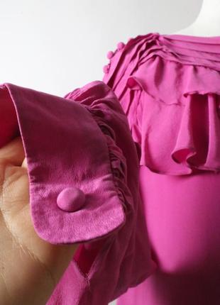 Блузка топ туніка шовк італія вінтаж плаття4 фото