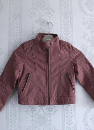 Куртка косуха c&amp;a рожево-пудрова palomino c&amp;a🌸1 фото